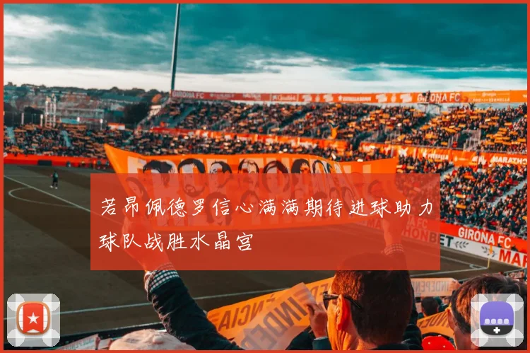 若昂佩德罗信心满满期待进球助力球队战胜水晶宫