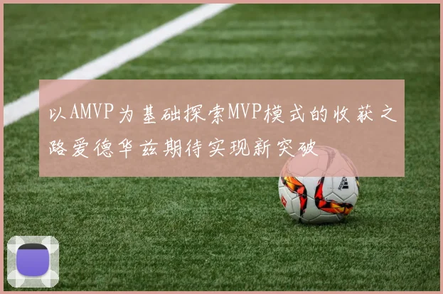 以AMVP为基础探索MVP模式的收获之路爱德华兹期待实现新突破